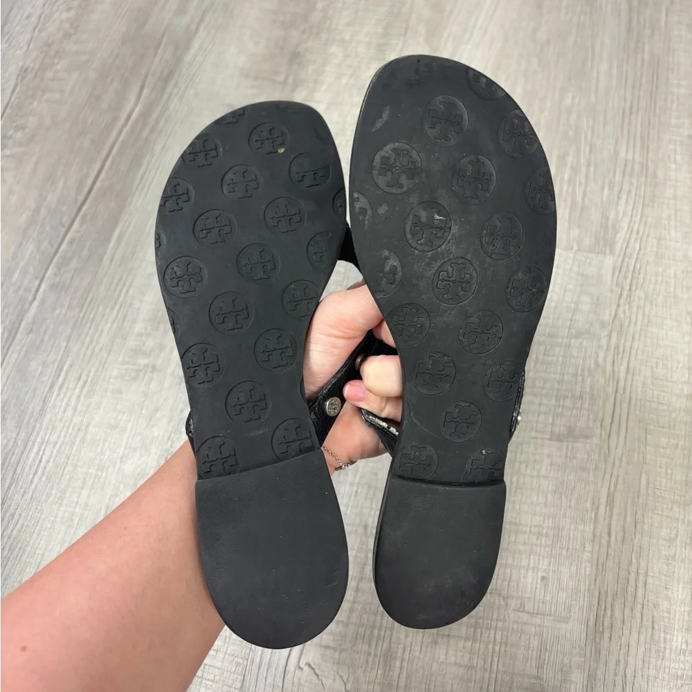 Tory Burch thong sandal in black size 7 - Picture 6 of 6